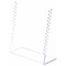 Plymor Clear Acrylic Necklace Display Stand With Side Hooks, 10.625" W x 4" D x 11.75" H